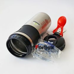 Шейкер Blender Bottle Stainless Steel з кулькою 820ml (BB-72258, Steel Red)
